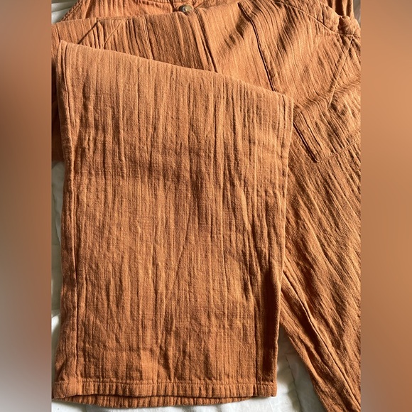 Billabong Daydream Button Front Jumpsuit in Rust NWOT - Picture 8 of 16